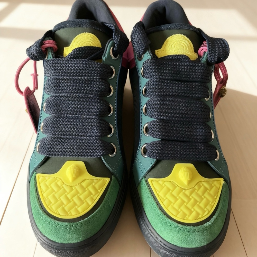 Women’s kurt Geiger London Multicolor Fashion Sneakers - Green & Yellow